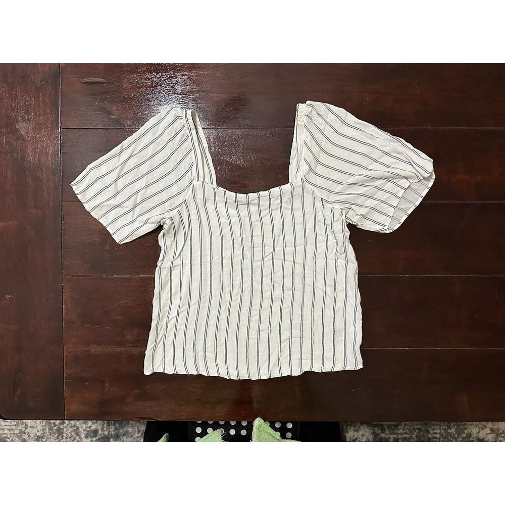 A New Day stripped blouse Size S